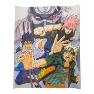 Naruto Team 7 Kakashi Anime Print On Canvas 8" x 10" Poster Wall Art
